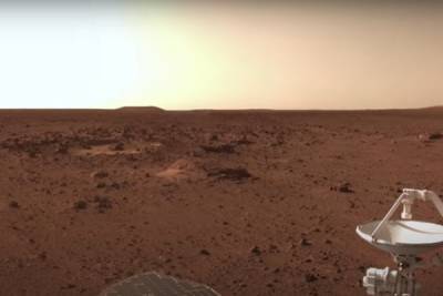 Национальное космическое управление Китая опубликовало видео с Марса