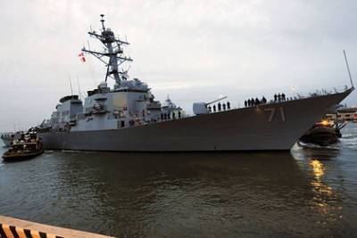 Американский эсминец вошел в порт Одессы для участия в учениях Sea Breeze