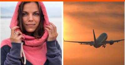 «Как в фильме ужасов»: екатеринбурженка, прилетевшая домой одна в огромном самолете, поделилась видео