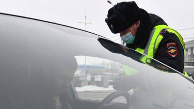 В Москве угнали машину элитной части ГИБДД