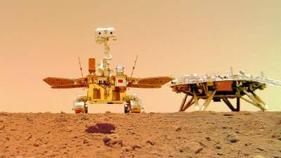 Китай опубликовал видео работы миссии «Тяньвэнь-1» на Марсе