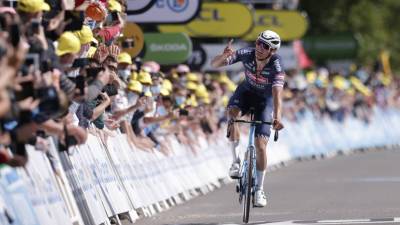 Ван дер Пул победил на втором этапе «Тур де Франс»