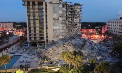 Число погибших при обрушении жилого дома в Майами выросло до девяти
