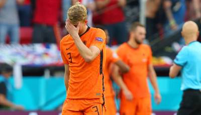 Де Лигт: «Ощущения ужасные. Нидерланды проиграли матч из-за моего удаления»