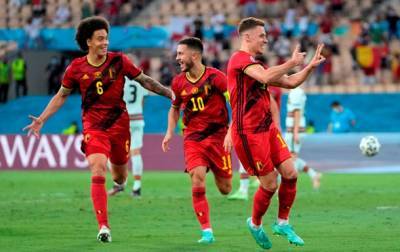 Гол Азара в ворота Португалии вывел Бельгию в четвертьфинал Евро-2020