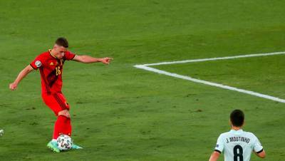 Азар стал лучшим игроком матча Бельгия — Португалия