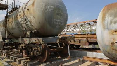 Утечка опасного вещества произошла на железнодорожной станции в Тюмени