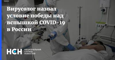 Вирусолог назвал условие победы над вспышкой COVID-19 в России