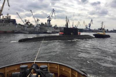 Подлодка «Магадан» вышла в море на ходовые испытания