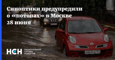 Синоптики предупредили о «потопах» в Москве 28 июня