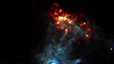 Обсерватория NASA запечатлела гигантскую «руку» в космосе