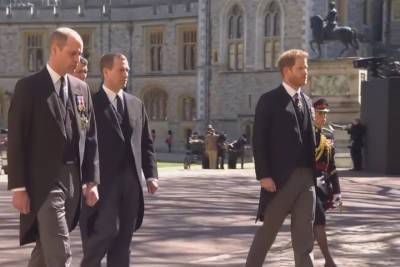 Уильям и Гарри устроили безобразную ссору на похоронах принца Филиппа