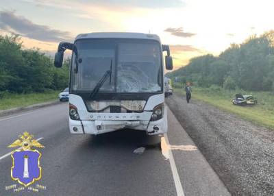 Рейсовый автобус протаранил «Гранту». Подробности аварии на трассе Саранск - Ульяновск