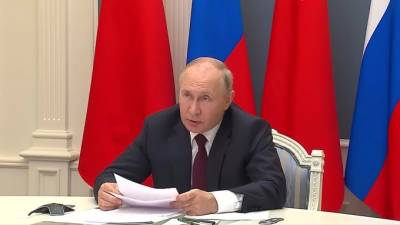 Путин рассказал о росте товарооборота России и КНР