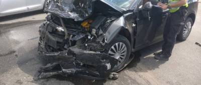 В Северодонецке столкнулись автомобили, пострадали два человека