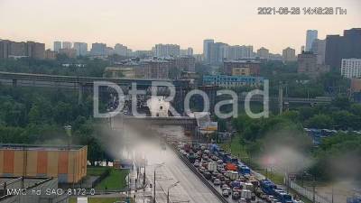 Движение на Дмитровском шоссе в столице перекрыто из-за подтопления