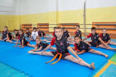 Самое спортивное село Крыма получило новый инвентарь для каратистов