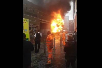В Лондоне произошел взрыв на железнодорожной станции
