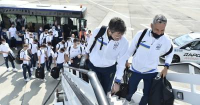 Уже на месте: сборная Украины прибыла в Глазго на матч с Швецией
