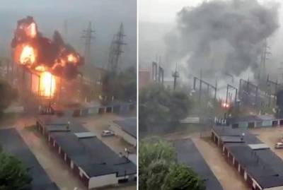 Московскую область накрыло штормом: взорвалась трансформаторная подстанция, упал строительный кран