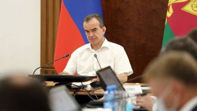 Пресс-служба главы Кубани объяснила ношение им бейджа-антисептика