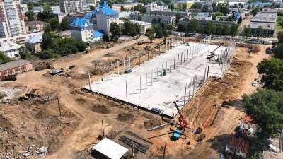 В три смены в Твери строят парк «Россия – Моя история»