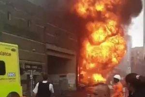 Произошел взрыв в метро Лондона: огромный огненный шар окутал место