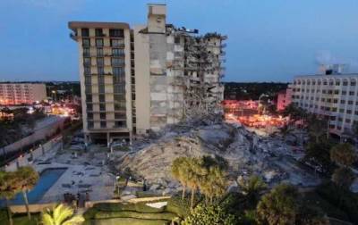 Число жертв обрушения дома в Майами выросло до 10, под завалами - 151 человек