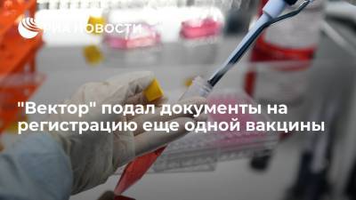 Минздрав сообщил, что "Вектор" подал документы на регистрацию вакцины "ЭпиВакКорона-Н"
