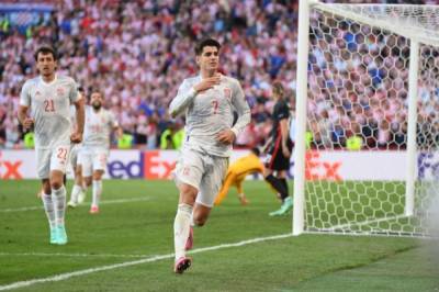 Испания со счётом 5:3 обыграла Хорватию в матче 1/8 финала Евро-2020