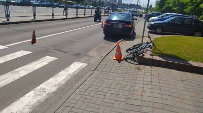 В Минске под колеса авто попал юный велосипедист