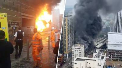 Мощный взрыв прогремел в центре Лондона (ВИДЕО)