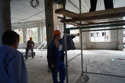 В мэрии рассказали о ходе строительства детского сада в микрорайоне Наука в Томске