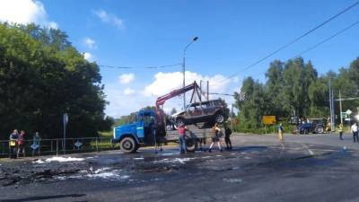 В Нижегородской области при столкновении легковушек погибли три человека