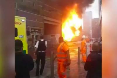 В центре Лондона произошел мощный взрыв
