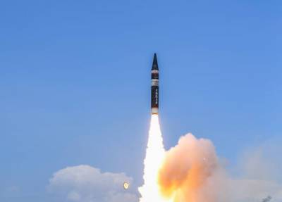 В Индии запустили баллистическую ракету нового поколения Agni P