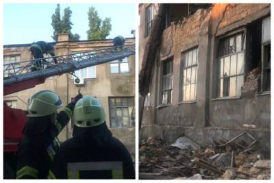 ЧП в Одессе: огромное здание рухнуло на тротуар, кадры с места