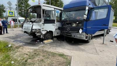 В Пушкине произошло смертельное ДТП с маршруткой