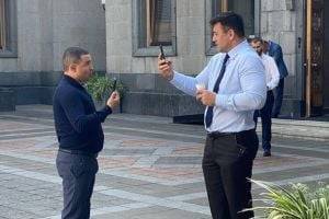 В сети появилось видео драки Тищенко и Куницкого