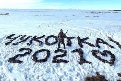 Из-за фото депутата на фоне надписи «Чукотка» из сотен убитых гусей завели дело