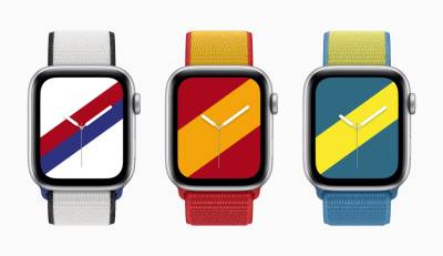 К Олимпиаде Apple выпустила международную коллекцию ремешков для Apple Watch в цветах 22 стран (там нет Украины, но есть Швеция)