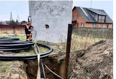В поселке Запорожское идет капремонт водопроводной сети