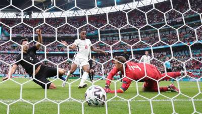Сборная Англии не пропустила в четвертом матче подряд на Евро
