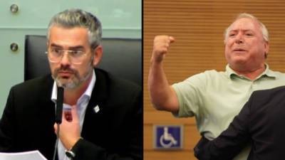 "Ты позор кнессета, ничтожество": депутат Ликуда устроил склоку на комиссии - видео