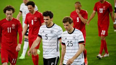Сборные Германии и Дании не выявили победителя в футбольном матче