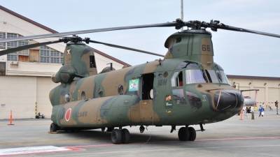 Американский военный вертолет совершил аварийную посадку на юге Японии