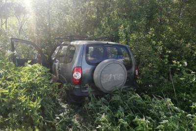 В Тверской области автомобиль с пьяным водителем зацепил обочину и врезался в пень, погиб пассажир