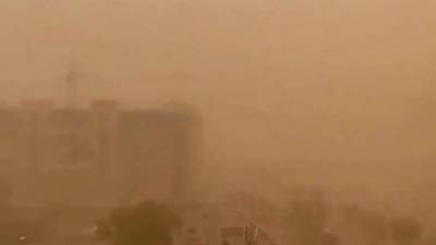 Астраханскую область накрыла мощная пыльная буря