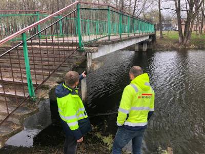 В главном городском парке Гагарина отремонтируют мосты