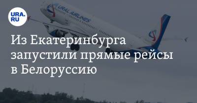Из Екатеринбурга запустили прямые рейсы в Белоруссию